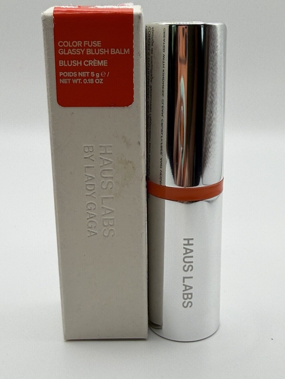Haus Labs By Lady Gaga Color Fuse Glassy Blush Balm 0.18 oz, Glassy Tangelo